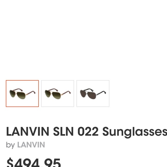 100% Authentic Lanvin Aviator